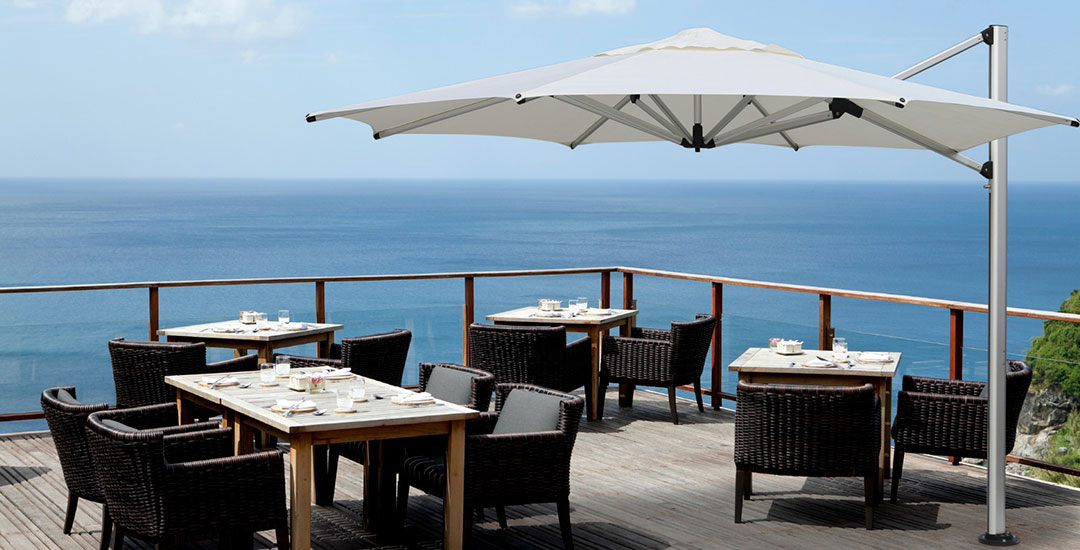 Cantilever Umbrellas Outdoor Blinds Adelaide SA Cafe Blinds