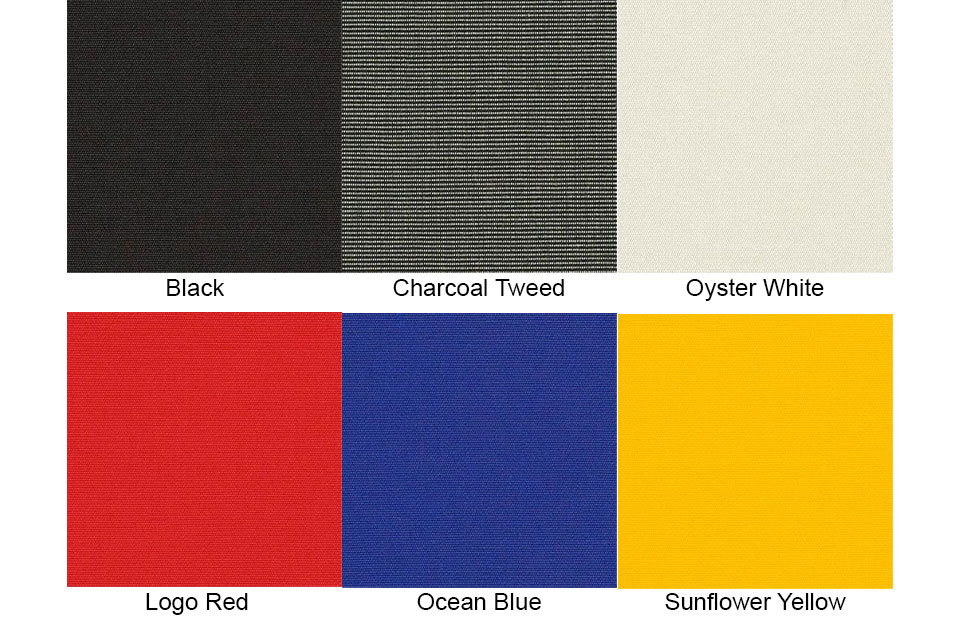 Shadowspec Centre Pole Canopy Fabric Colours Shadowspec Centre Pole Canopy Fabric Colours