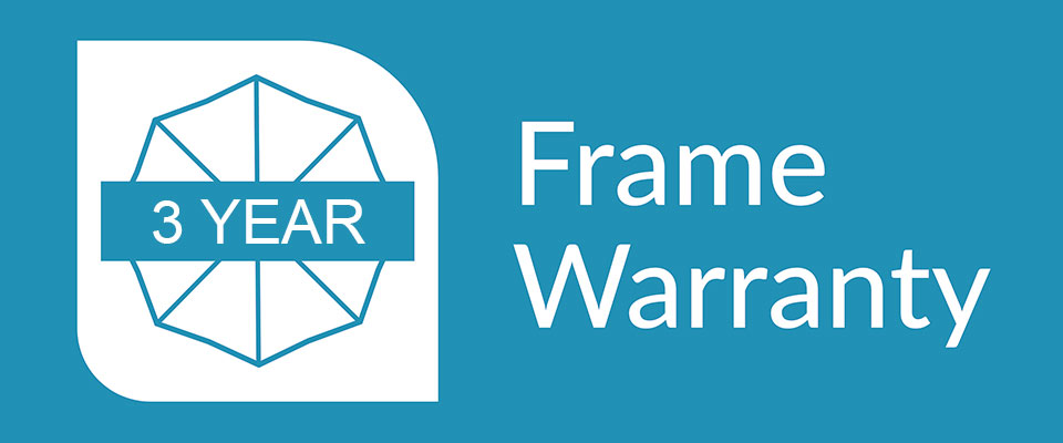 3 Year Frame Warranty | Shadowspec Retreat Umbrella Warranty